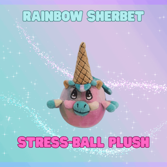 Rainbow Sherbet Stress-Ball