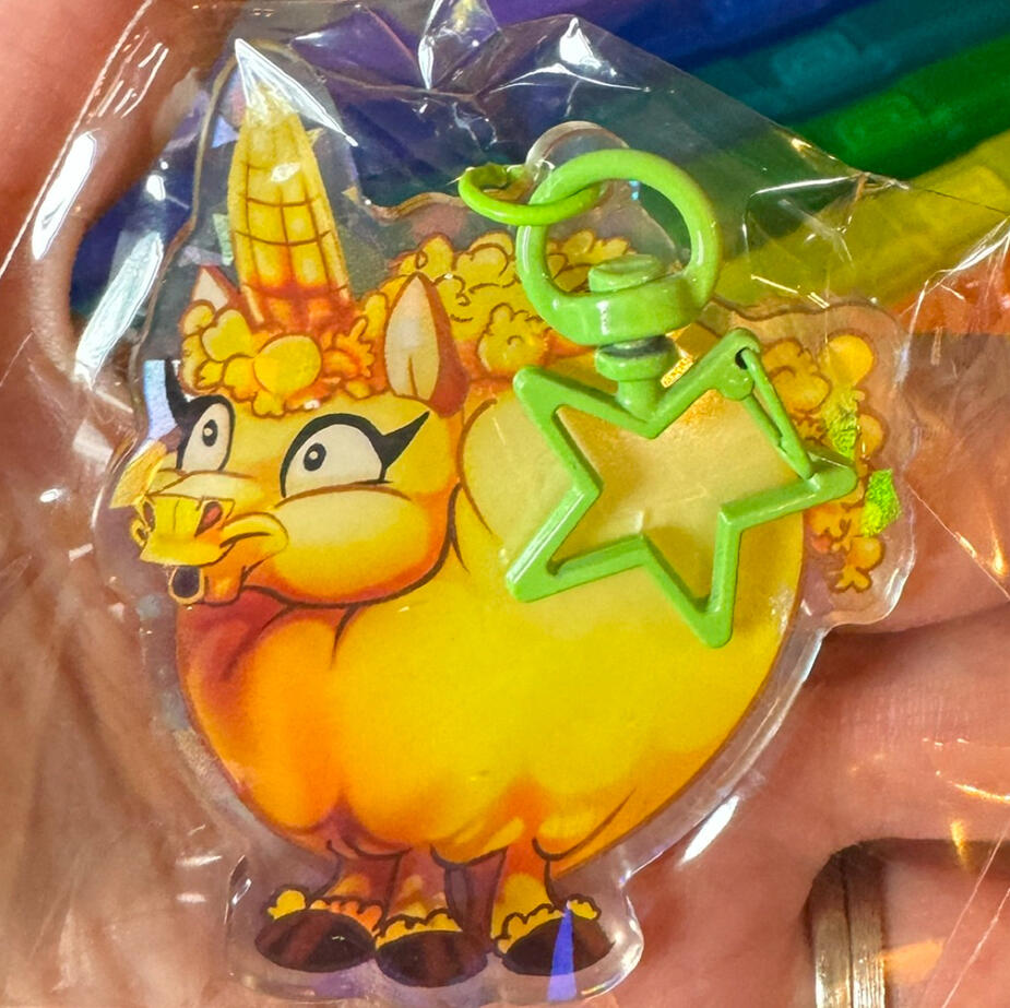 Popcorn Keychain