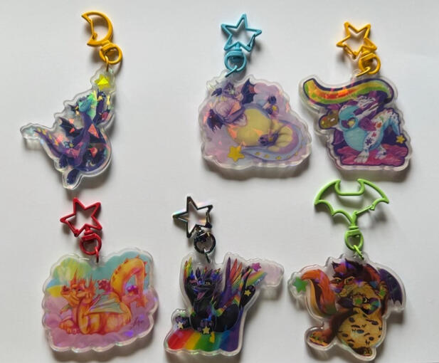 Dream Keep Dragon Keychains