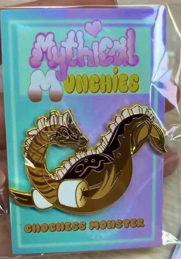 Chocness Monster Pin