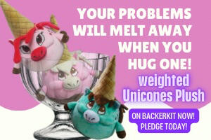 Unicone Weighted Plush